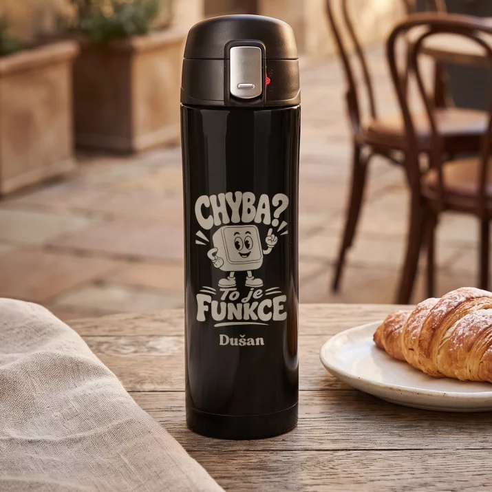 Termohrnek 440ml Pro Programátora Dárek Pro Muže: Chyba? To Je Funkce
