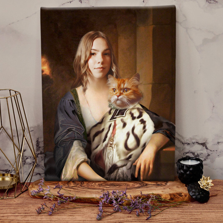 Dáma s mazlíčkem - Královský portrét