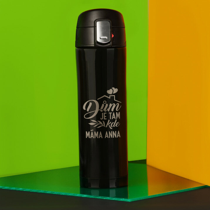 Dům je tam kde máma - Termohrnek 440 ml