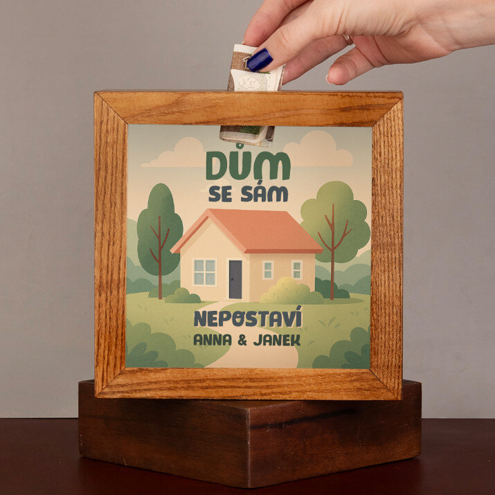 Dům se sám nepostaví - Dřevěné prasátko