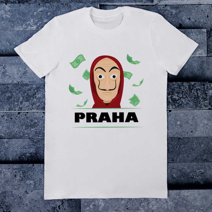 Dům z papíru: Tvoje město - Tričko pánské s potiskem