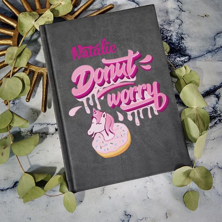 Donut worry - Zápisník A5 s potiskem