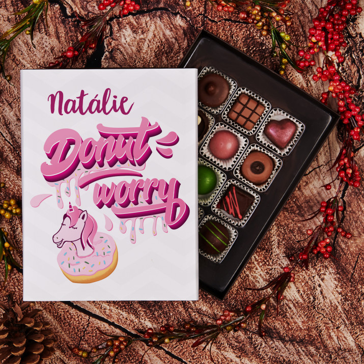 Donut worry - Belgické čokoládové pralinky