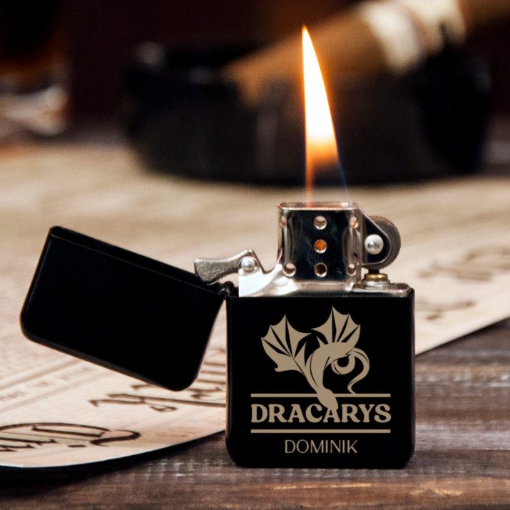 Dracarys - Zapalovač s gravírováním