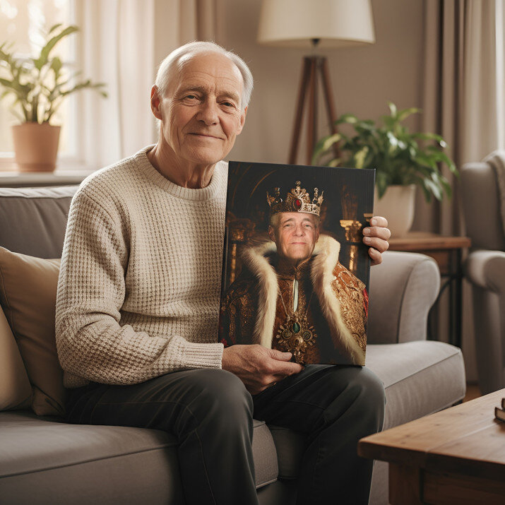 Děda král - Královský portrét Děda král - Královský portrét