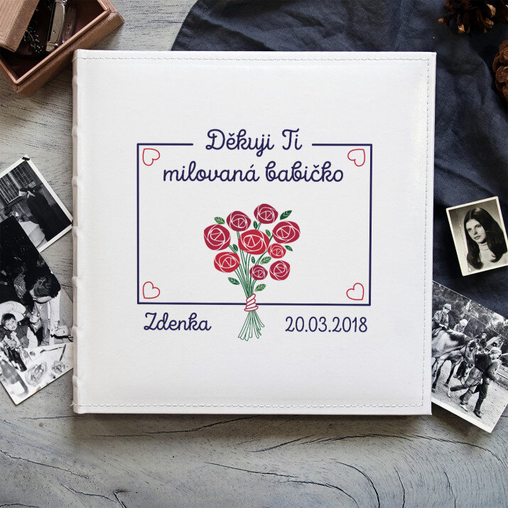 Děkuji ti babičko - Personalizované fotoalbum Děkuji ti babičko - Personalizované fotoalbum