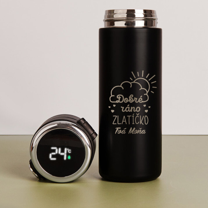 Dobré ráno, zlatíčko - LED termohrnek