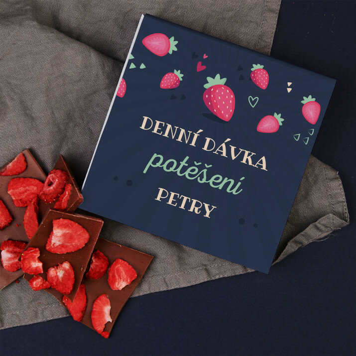Denní dávka potěšení - Čokoláda s jahodami