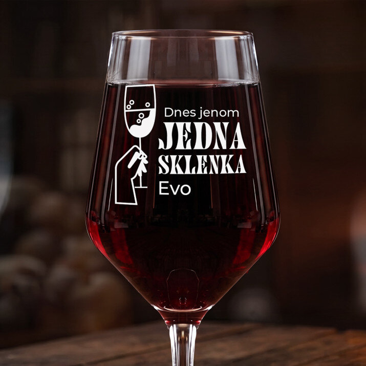 Dnes jenom jedna sklenka - Velká sklenice na víno