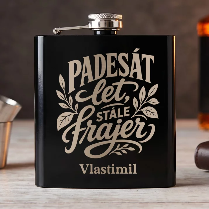 Placatka S Gravírováním K 50 Výročí Svatby Dárek Pro Muže: Padesát Let, Stále Frajer