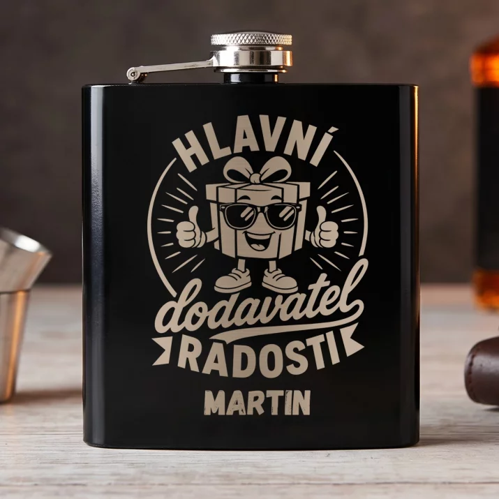 Placatka S Gravírováním Pro Partnera Dárek K Valentýnu Pro Muže: Hlavní Dodavatel Radosti Placatka S Gravírováním Pro Partnera Dárek K Valentýnu Pro Muže: Hlavní Dodavatel Radosti