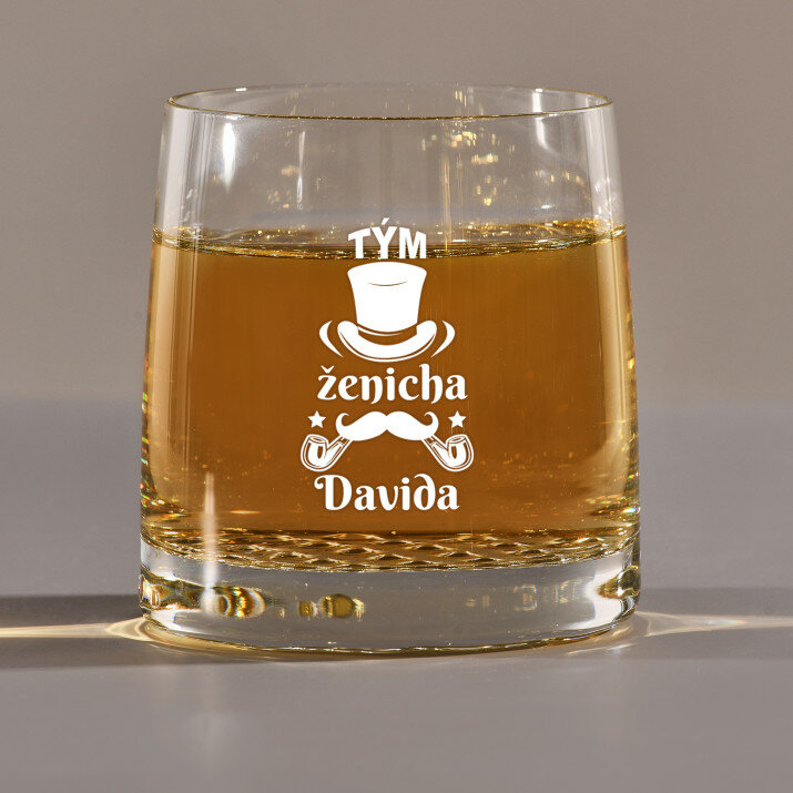 Tým ženicha - Sklenice na whisky