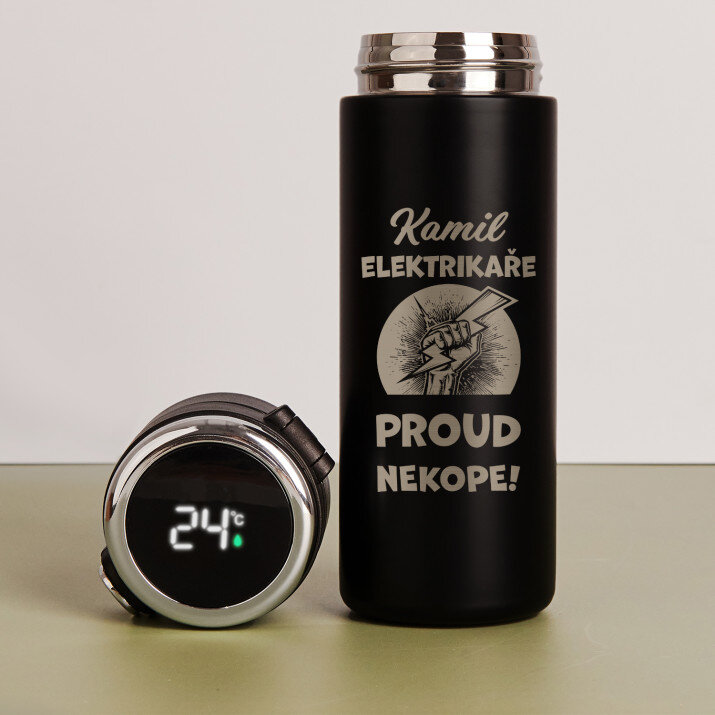 Elektrikáře proud nekope - LED termohrnek
