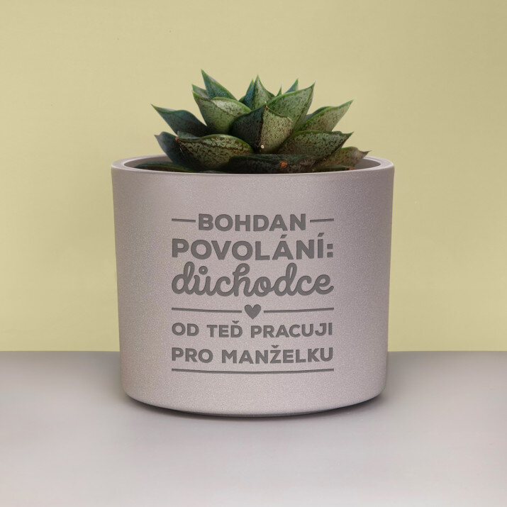 důchodce - obaly na květináče