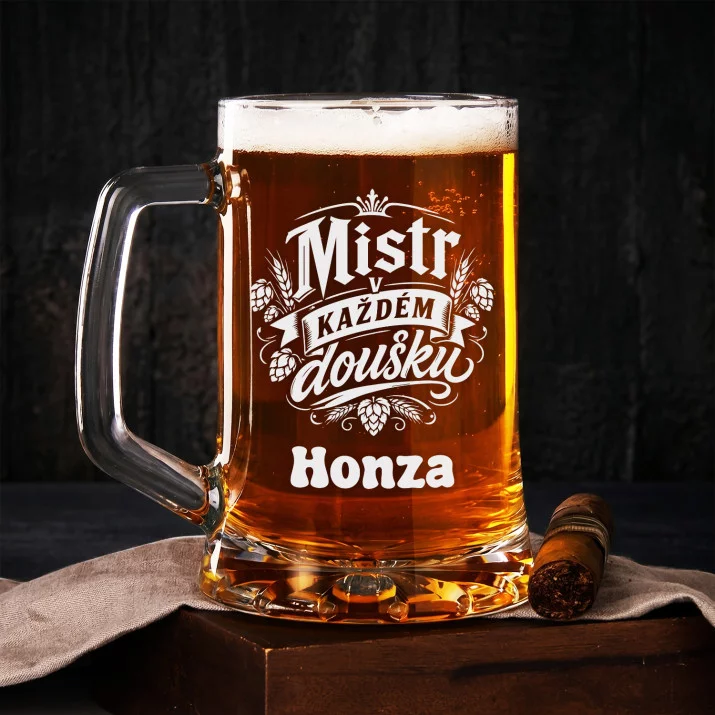 Půllitr Na Pivo K 65 Narozeninám Dárek Pro Muže: Mistrovský Doušek Půllitr Na Pivo K 65 Narozeninám Dárek Pro Muže: Mistrovský Doušek