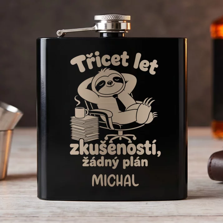 Placatka S Gravírováním K 30 Narozeninám Dárek Pro 30Letého Muže : Třicet Let Zkušeností Placatka S Gravírováním K 30 Narozeninám Dárek Pro 30Letého Muže : Třicet Let Zkušeností