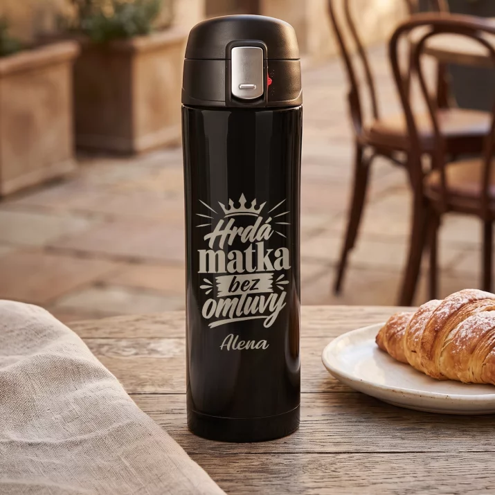 Termohrnek 440ml Pro Maminku Dárek Ke Dni Matek Pro Ženu: Hrdá Matka Bez Omluvy