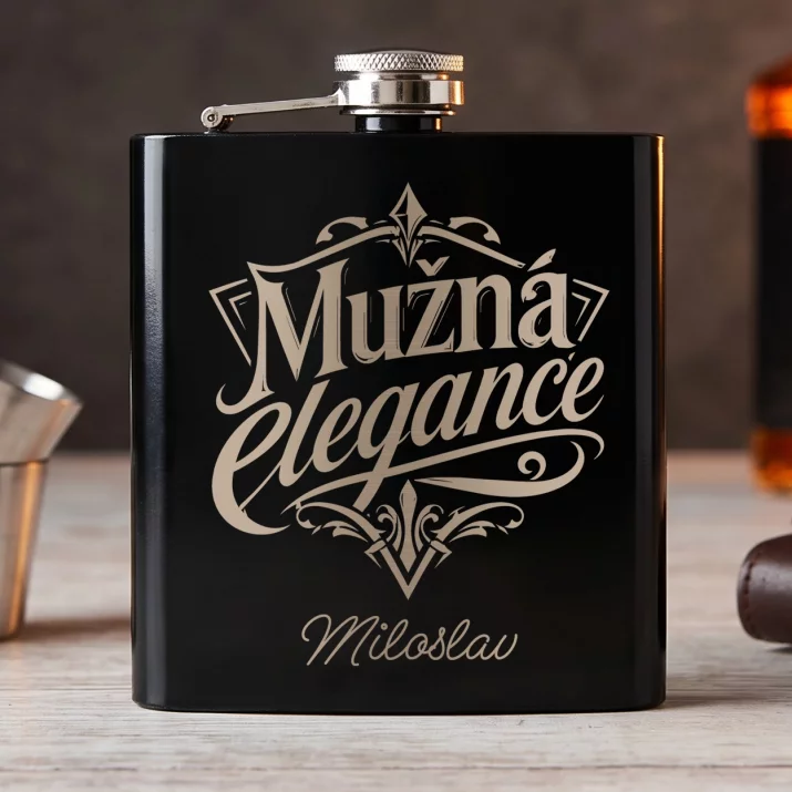 Placatka S Gravírováním K Výročí Dárek K Valentýnu Pro Muže: Mužná Elegance