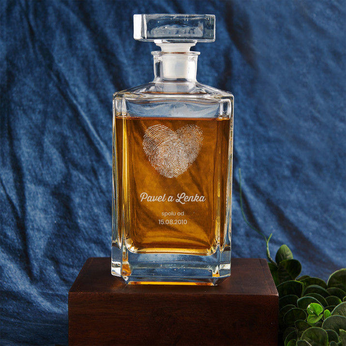 Fingerprints - Karafa na whisky 0,7l
