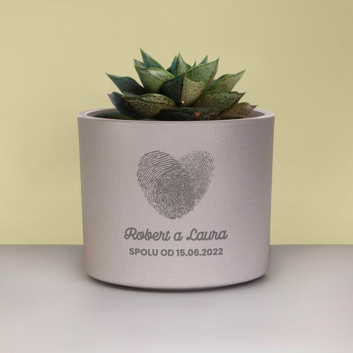 fingerprints - obaly na květináče