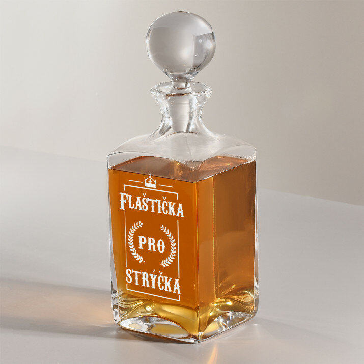 Flaštička pro strýčka - Karafa na whisky 1l