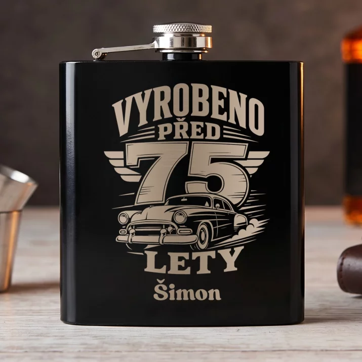 Placatka S Gravírováním K 75 Narozeninám Dárek Pro 75Letého Muže : Vyrobeno Před 75 Lety