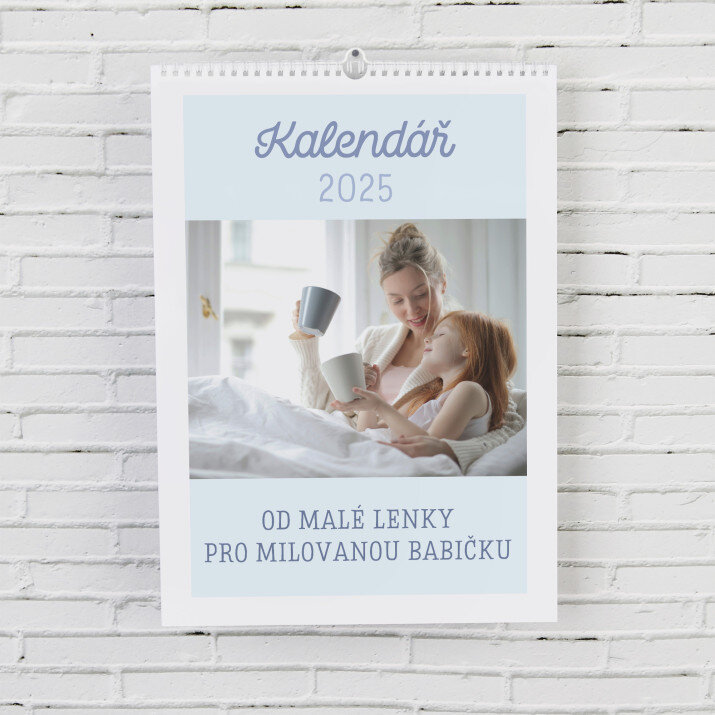 Pastelový fotokalendář - Nástěnný kalendář