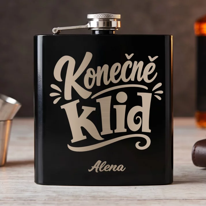 Placatka S Gravírováním Na Konec Jeslí Dárek Pro Ženu: Konečně Klid Placatka S Gravírováním Na Konec Jeslí Dárek Pro Ženu: Konečně Klid