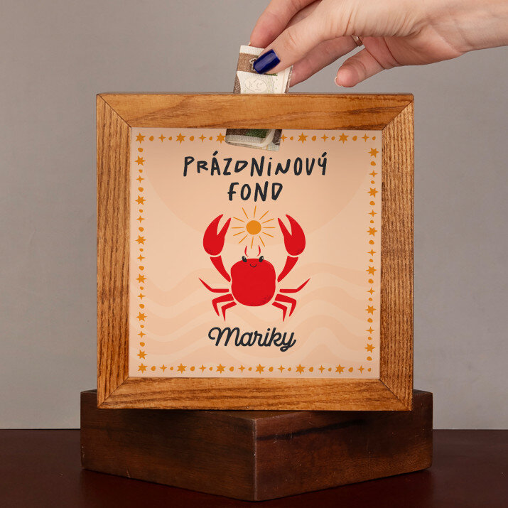 Prázdninový fond - Dřevěné prasátko