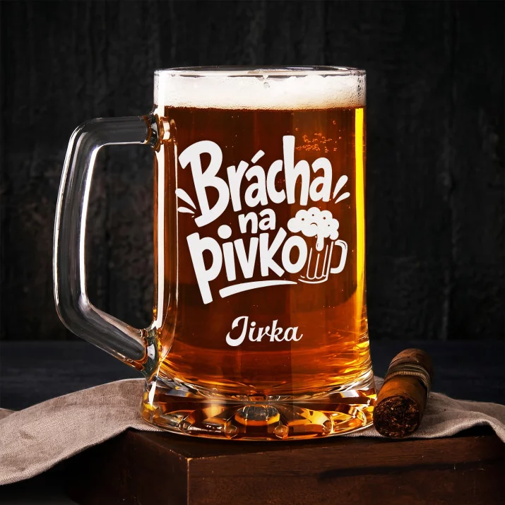 Půllitr Na Pivo Pro Bratra Dárek Pro Muže: Pivní Brácha Půllitr Na Pivo Pro Bratra Dárek Pro Muže: Pivní Brácha