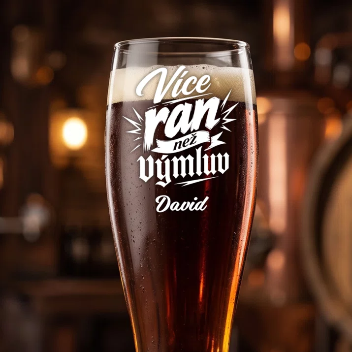 Sklenice Na Pivo S Gravírováním Pro Boxera Dárek Pro Muže: Více Ran Než Výmluv Sklenice Na Pivo S Gravírováním Pro Boxera Dárek Pro Muže: Více Ran Než Výmluv