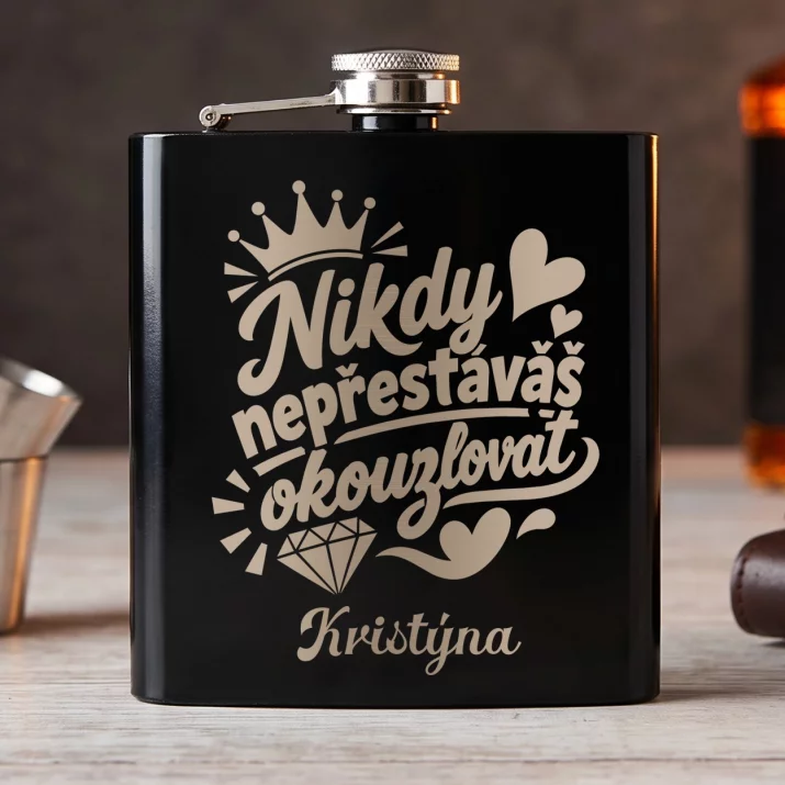Placatka S Gravírováním K 80 Narozeninám Dárek Pro 80Letou Ženu : Nikdy Nepřestáváš