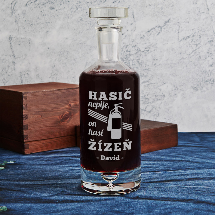 Hasi žízeň - Karafa na alkohol láhev
