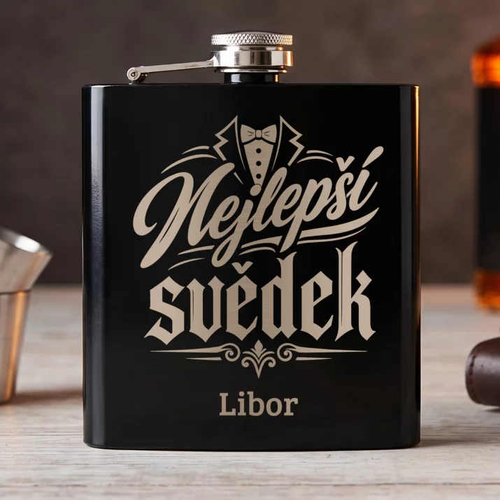 Placatka S Gravírováním Pro Svědka Dárek Pro Muže: Nejlepší Svědek