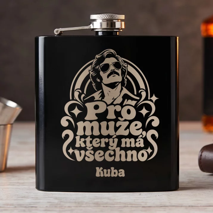 Placatka S Gravírováním Pro Chlapa, Který Má Všechno Dárek Pro Muže: Pro Muže, Který Má