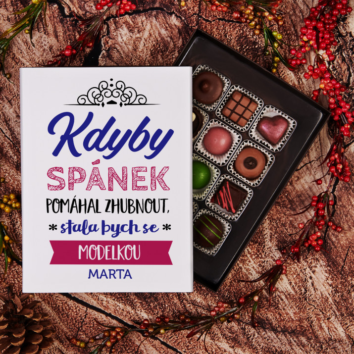 Kdyby spánek spaloval kalorie - Pralinky z belgické čokolády