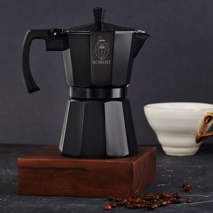 Gentleman - Moka konvice s gravírováním