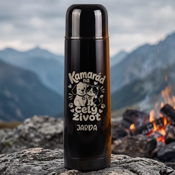 Termoska S Gravírováním Pro Kamaráda Dárek Pro Muže: Kamarád Na Celý Život
