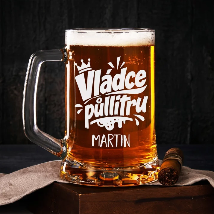 Půllitr Na Pivo Ke Dni Otců Dárek Pro Tatínka Muže: Pivní Veselí Půllitr Na Pivo Ke Dni Otců Dárek Pro Tatínka Muže: Pivní Veselí