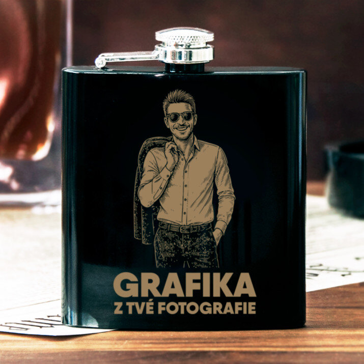 Grafika z Tvojej fotografie - Placatka s gravírováním