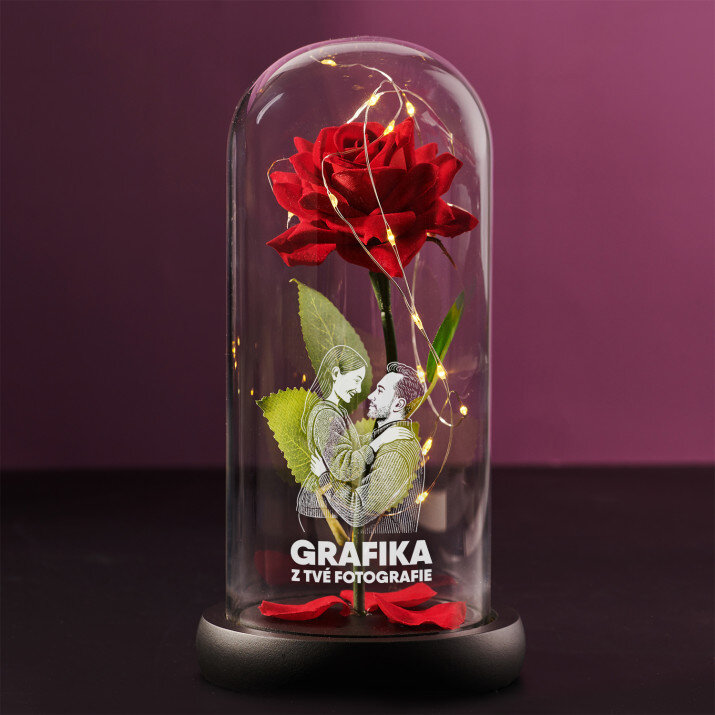 Grafika z Tvojej fotografie - Věčná růže