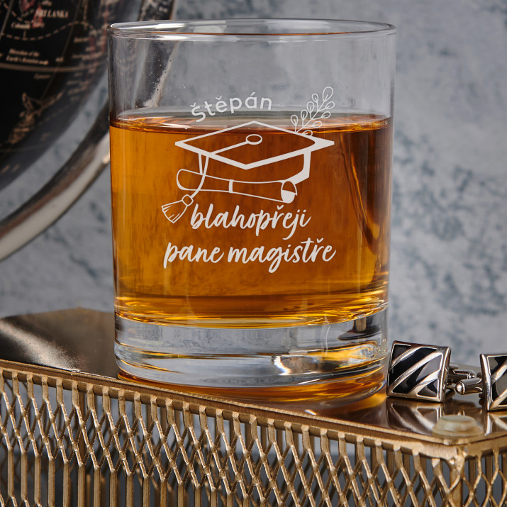 Blahopřeji pane magistře - Sklenice na whisky