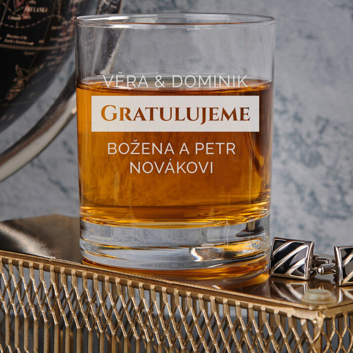 Blahopřeji pane magistře - Sklenice na whisky