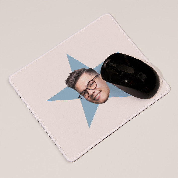 Hvězdička s fotkou - Podložka pod myš