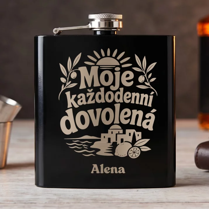 Placatka S Gravírováním K 10 Výročí Svatby Dárek Pro Ženu: Moje Každodenní Dovolená Placatka S Gravírováním K 10 Výročí Svatby Dárek Pro Ženu: Moje Každodenní Dovolená