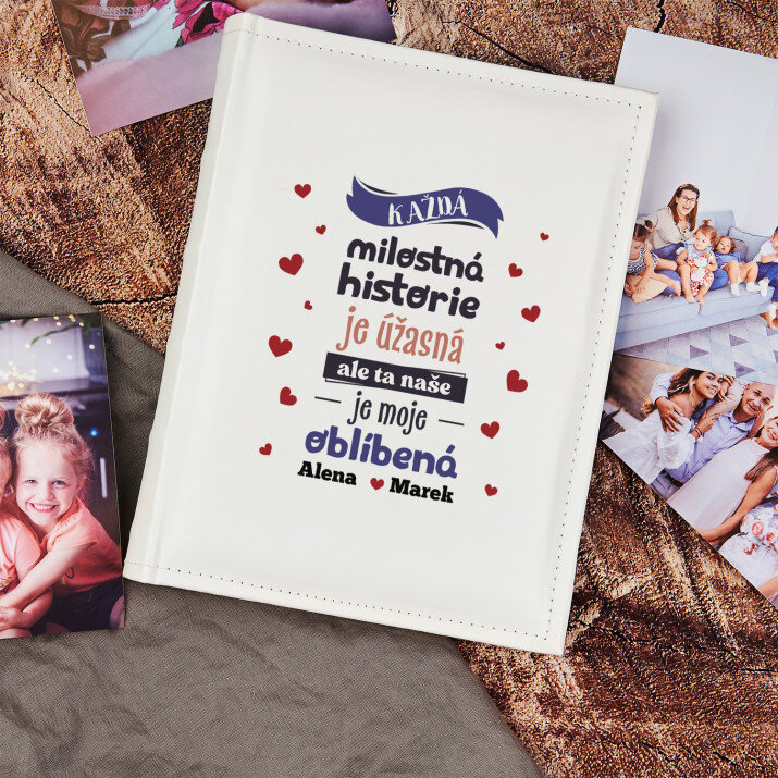Milostná historie - Personalizované fotoalbum Milostná historie - Personalizované fotoalbum