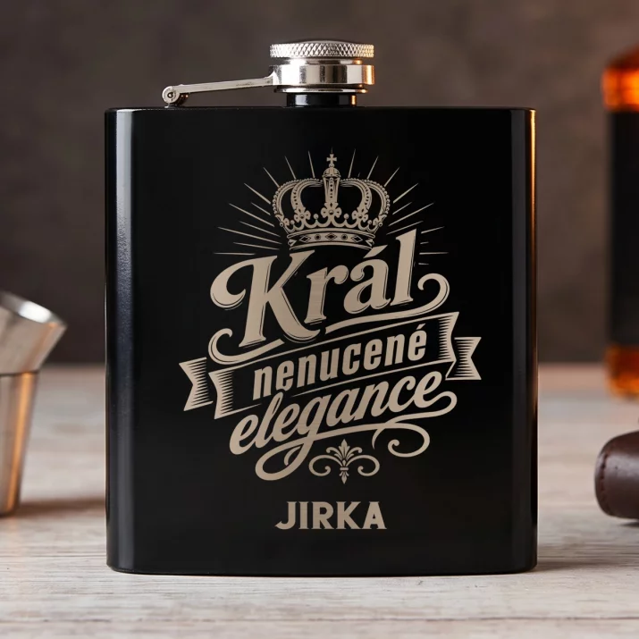 Placatka S Gravírováním Pro Muže Dárek Pro Muže: Král Nenucené Elegance Placatka S Gravírováním Pro Muže Dárek Pro Muže: Král Nenucené Elegance