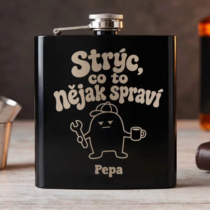Placatka S Gravírováním Pro Strýce Dárek Pro Muže: Strýc, Co To Nějak Spraví