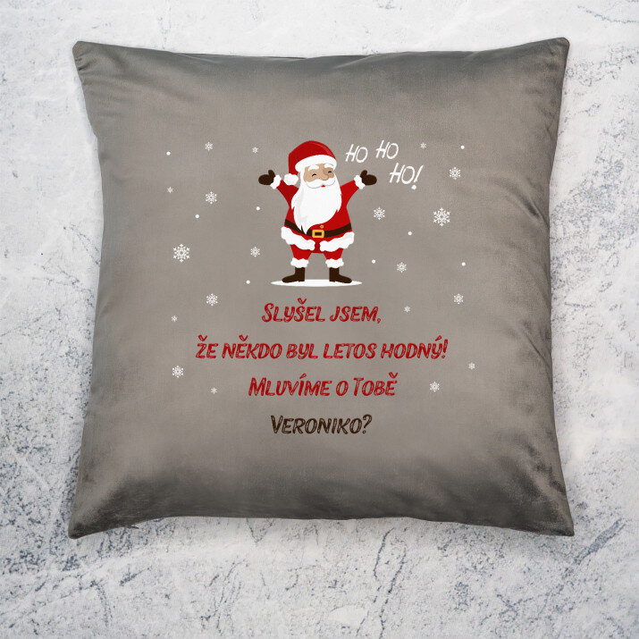 Ho ho ho - Polštář dekorační