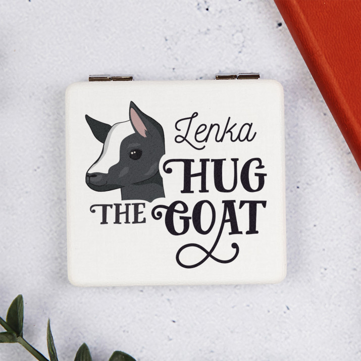 Hug the goat - Zrcátko do kabelky